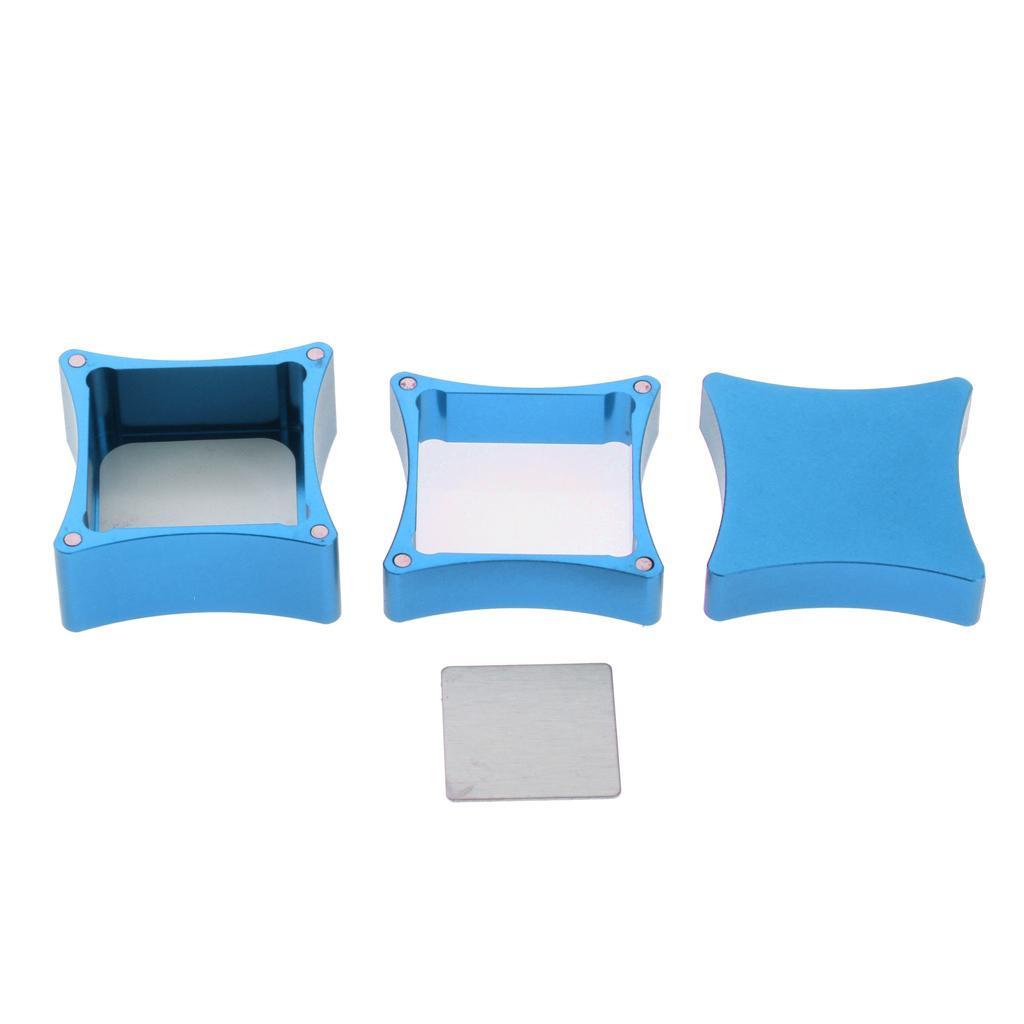 Billiard Chalk Case Holder Detachable Chalks Carrier Metal Box