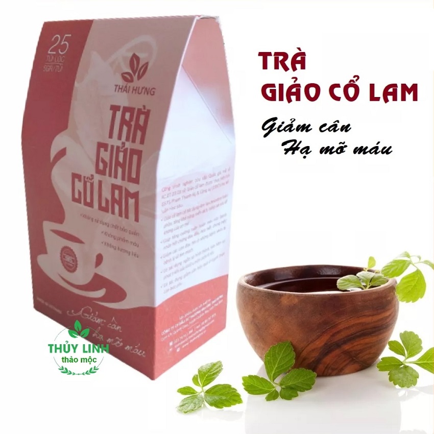 Trà Giảo cổ lam Thái Hưng giảm cân, hạ mỡ máu 25 túi lọc x 5g