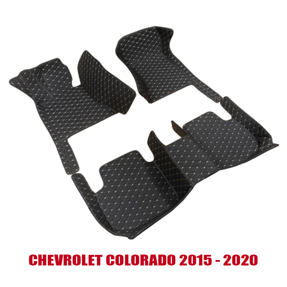 Thảm sàn 5D 6D cho xe Chevrolet Colorado 2015 - 2023 không mùi, không thấm nước, phủ kín 90% sàn xe
