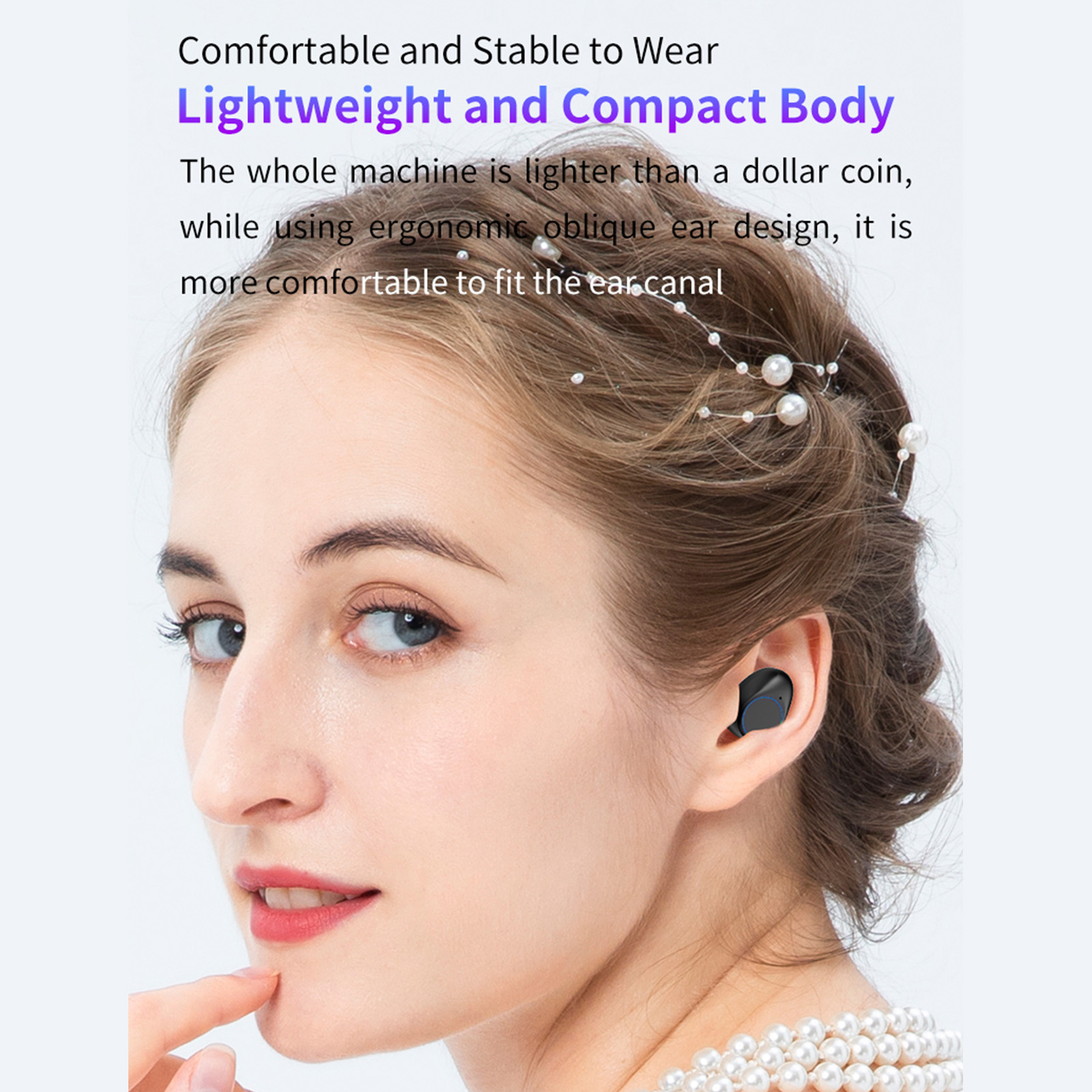 Tai Nghe Không Dây A16 Bluetooth 5.1 TWS Với Micrô CVC8.0 Cảm Ứng Giảm Tiếng Ồn 2000mah