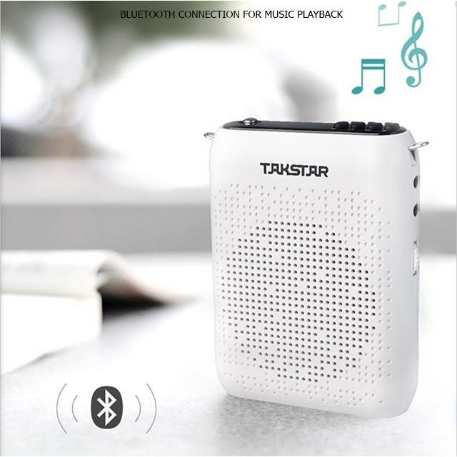 Máy trợ giảng bluetooth TAKSTAR E220,  kèm mic không dây - Hàng Chính Hãng