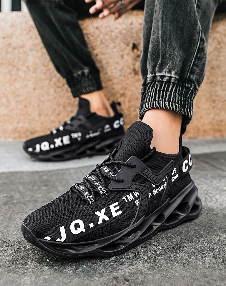 Giày thể thao giải trí ngoài trời mùa xuân và mùa hè mới Color: C116-black Shoe Size: 46