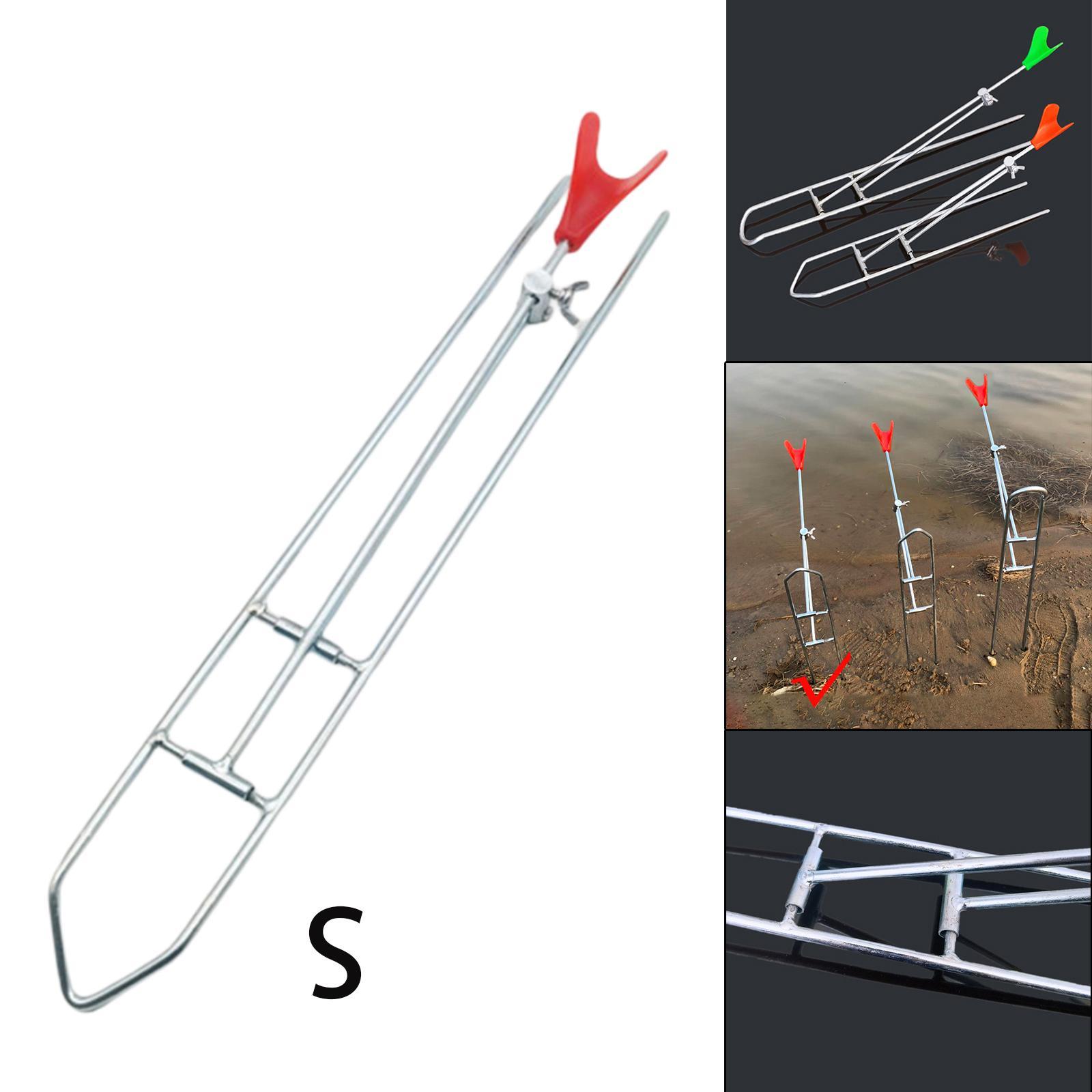 Foldable Fishing Rod Pole Holder Adjustable Folding Pole Stand Bracket