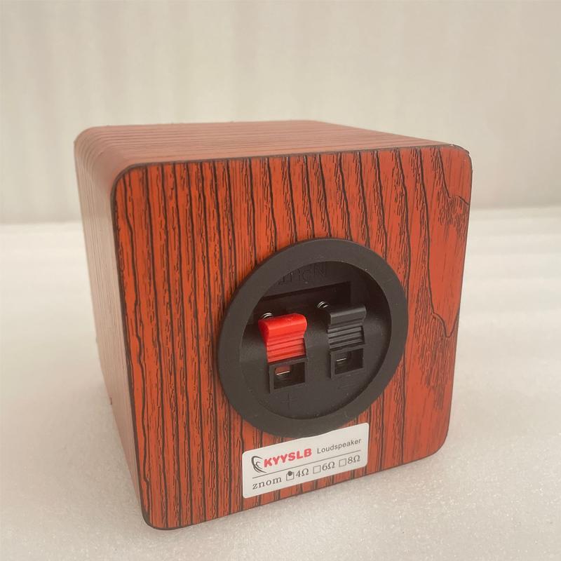 KYYSLB 30W Loa Bookshelf thụ động 3 inch Toàn dải Hệ thống rạp hát tại nhà Bộ khuếch đại âm thanh Loa âm thanh máy tính tự làm bằng gỗ Màu sắc: 4OHM 1 CÁI