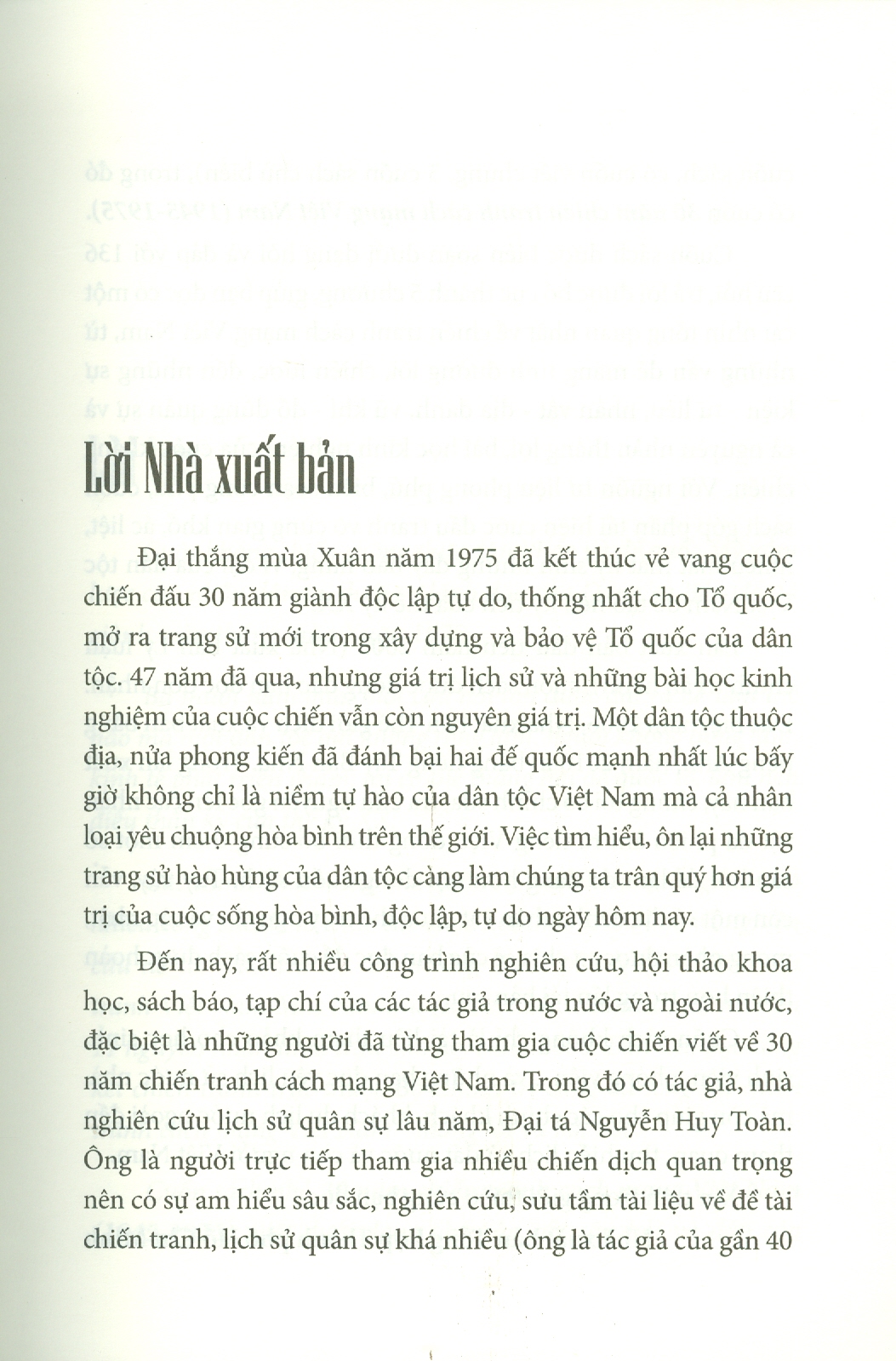 30 Năm Chiến Tranh Cách Mạng Việt Nam - Hỏi & Đáp
