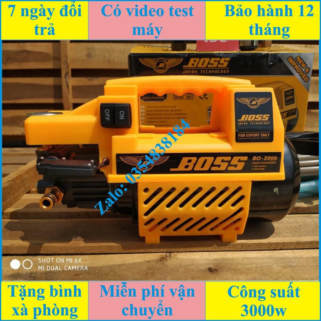 Máy rửa xe BOSS 3000W 120bar 7L/min hiệu năng cực tốt