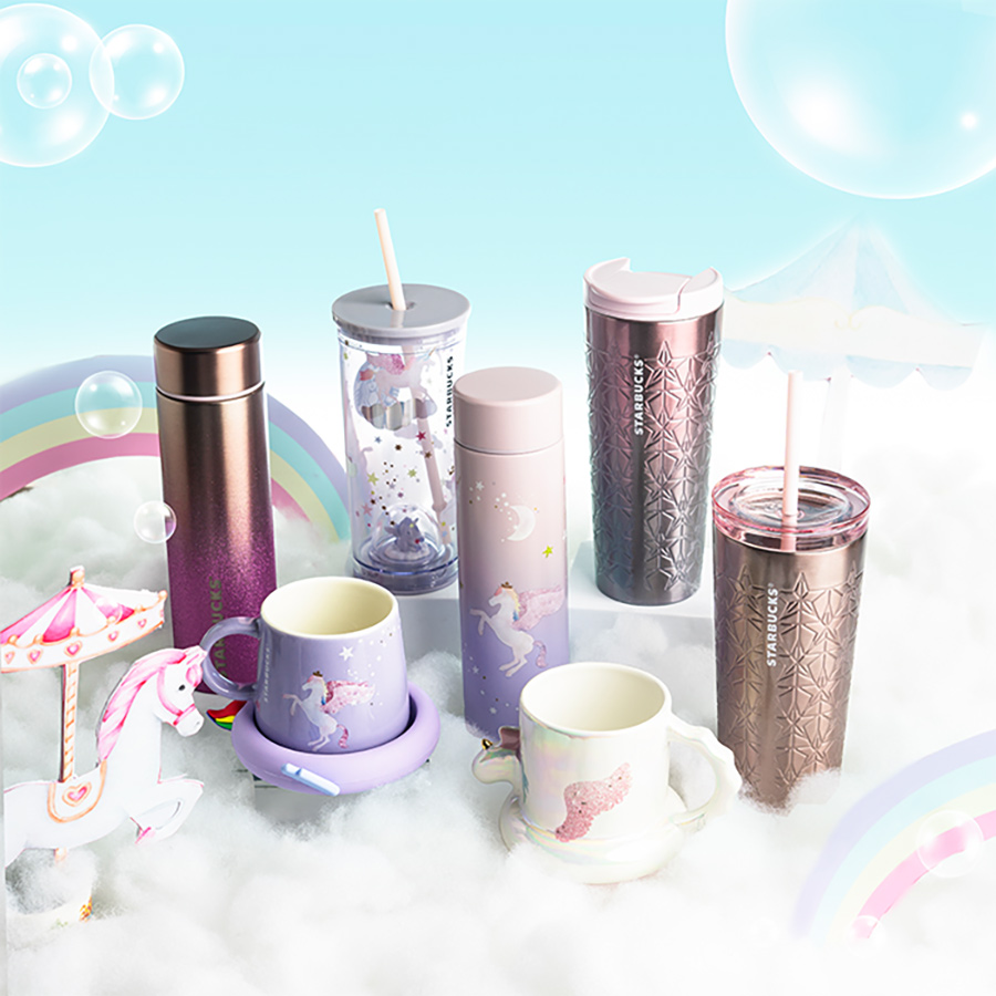 Bình Starbucks 15Oz Stainless Steel Mocha-B FY23 SUM2 Unicorn WM
