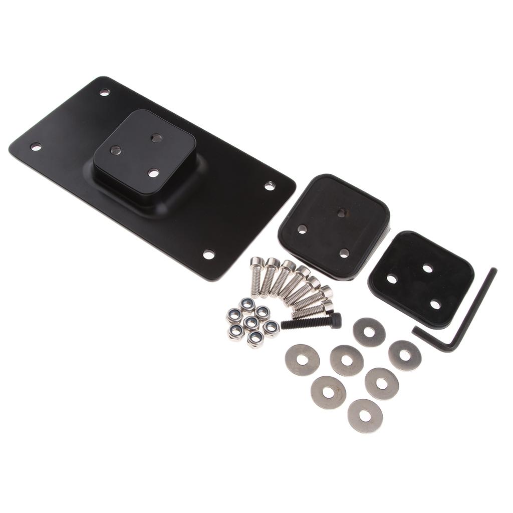 Laydown License Plate Frame Mount for Harley Sportster Dyna Softail