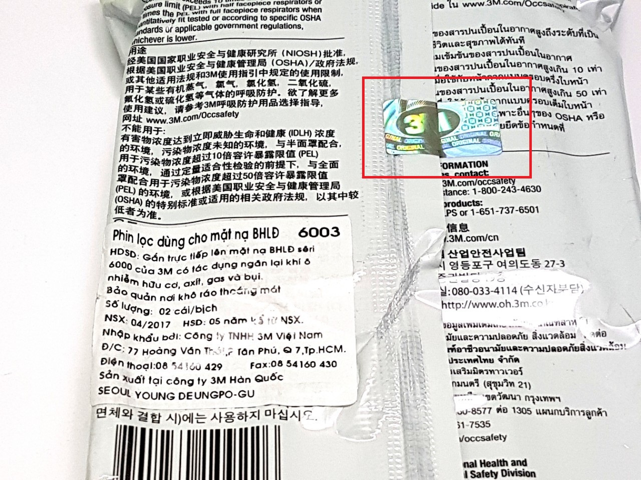 Bộ mặt nạ phòng độc 3M 6200 7 món - Mặt nạ chống độc chống bụi - Mặt nạ phun sơn phun thuốc hóa học