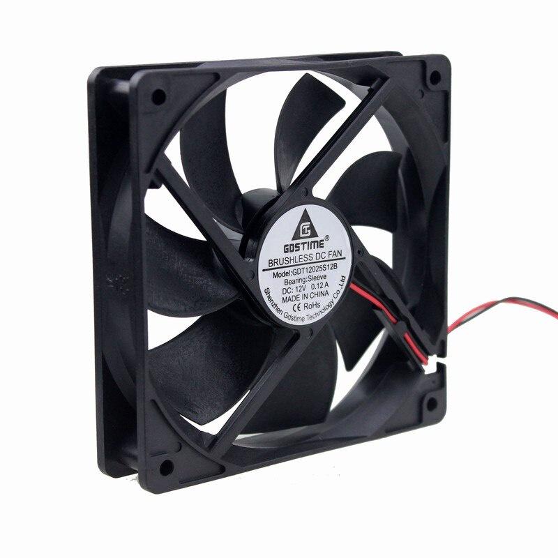 Gdstime 1 Pcs 1-Wire 4Pin Connector 11mm 11x11x11mm DC 11V PC Computer Case Cooler Cooling Fan 11cm 1111s 11mm*11mm