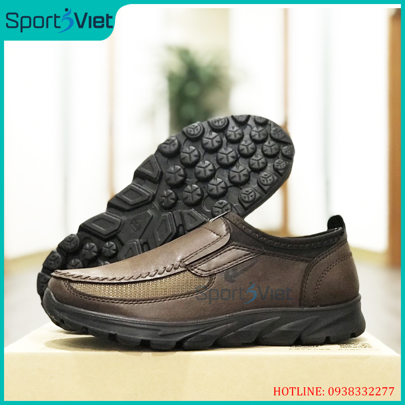 Giày da nam, giày lười nam thời trang siêu nhẹ - RJ30021