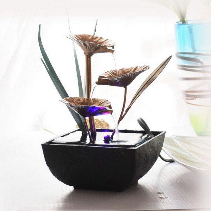 Tháp Lá Sen Trang Trí Nước Phong Thủy