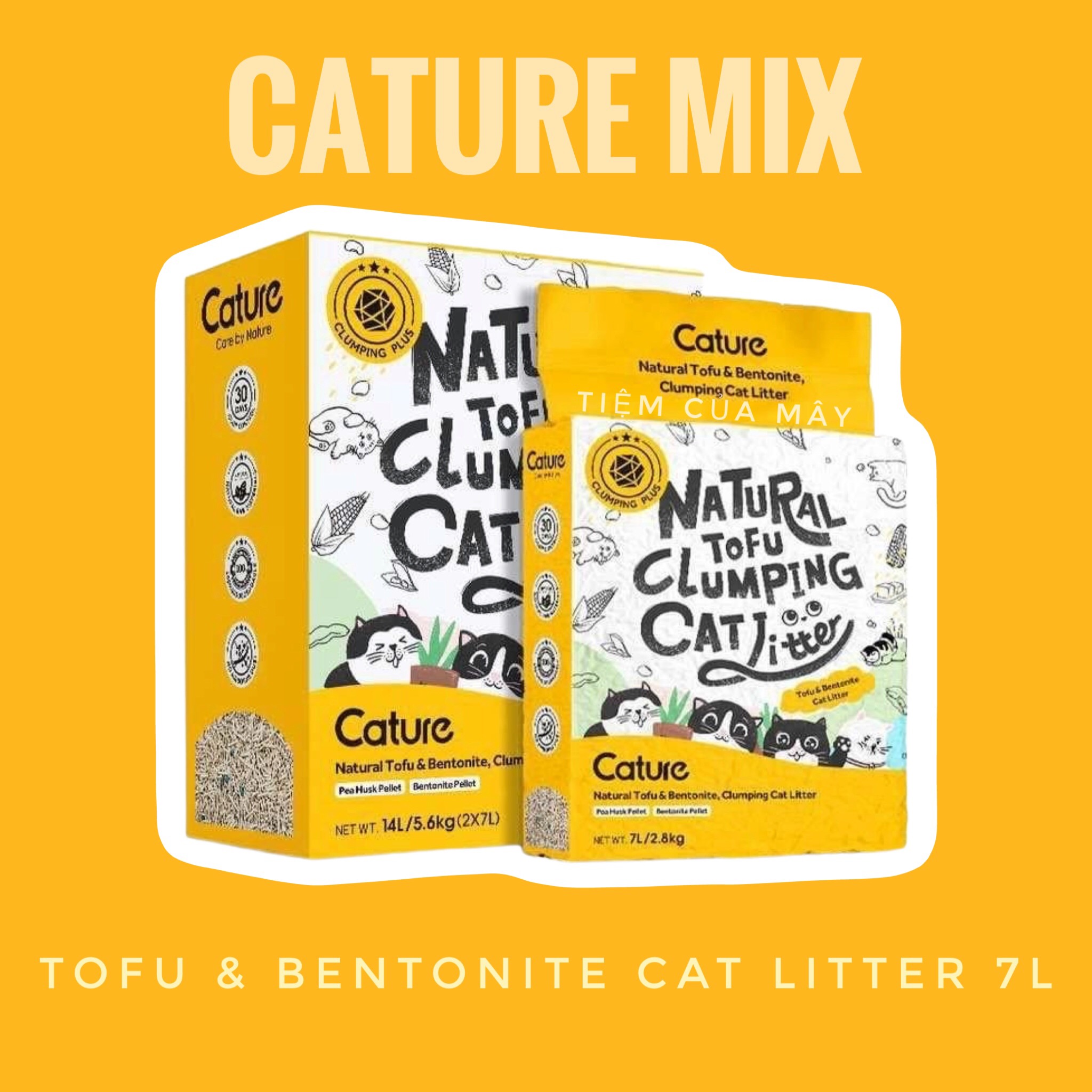 Cát đậu nành CATURE Natural Tofu 7L