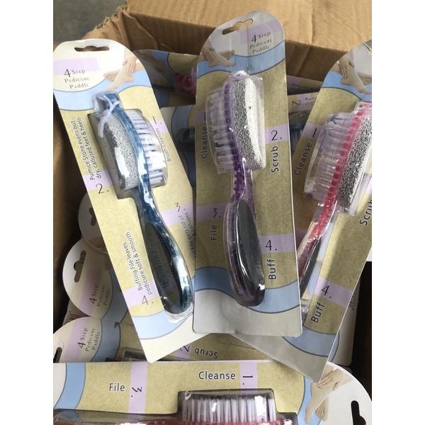 Chà gót chân - Dụng cụ chà gót chân tẩy da chết bằng nhựa và đá bọt