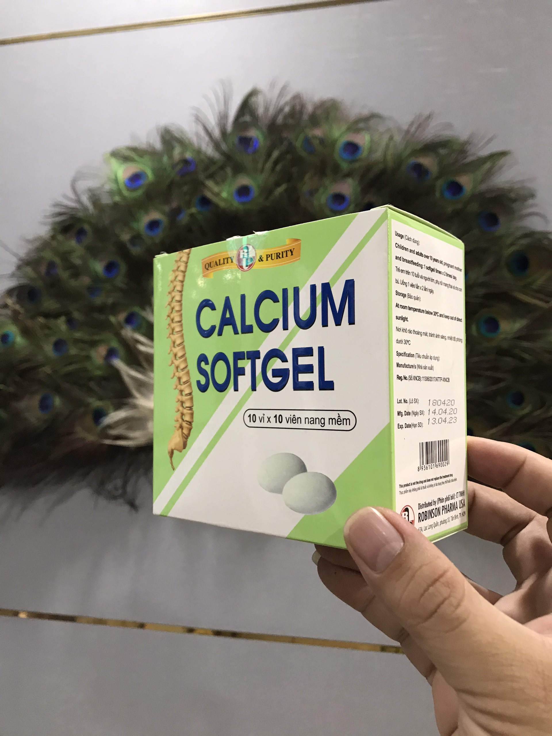 COMBO 2 HỘP TPCN bổ sung Calcium (canxi) và Vitamin D3- CALCIUM SOFTGEL – phòng ngừa loãng xương, giúp xương chắc khoẻ- hộp 100 viên TẶNG 1 HỘP