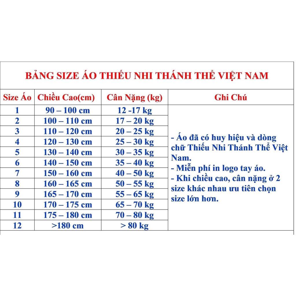 Áo Đồng Phục TNTT in logo giáo phận Hưng Hóa - Liên Đoàn Phero Vũ Văn Truật