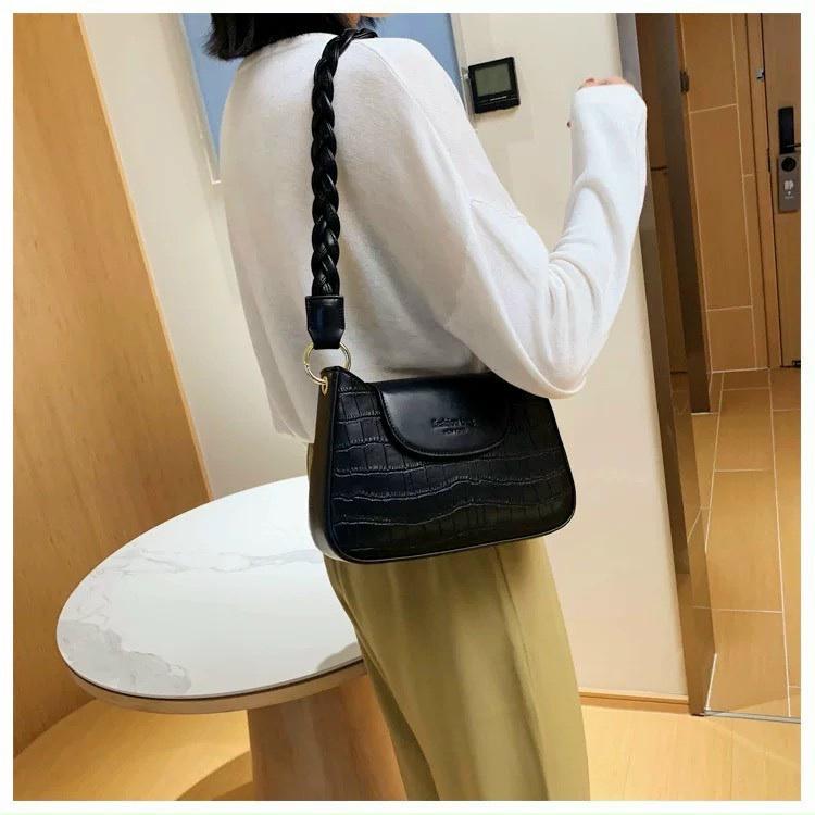 PVN43228 Túi kẹp nách nữ Hàn Quốc da PU, Túi đeo vai đi chơi, Túi đi dự tiệc siêu sang chảnh