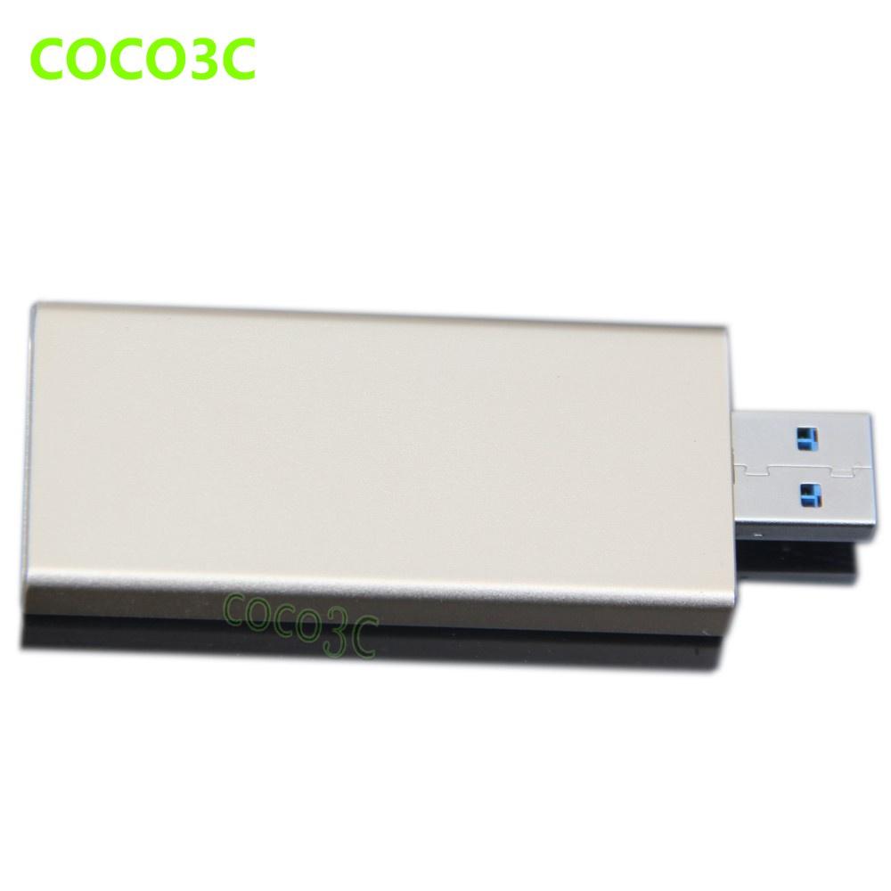 Hộp Chuyển Đổi Usb 3.0 Sang M.2 SATA SSD USB3.0 Sang NGFF B Key B + M Key adapter M2 Cho Transcend MTS400 PLEXTOR PX-128M6G-2242