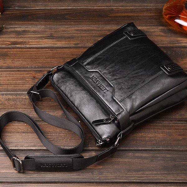 Túi đeo chéo nam da bò cao cấp LEINASEN KT:29x25x8cm tặng ví dài