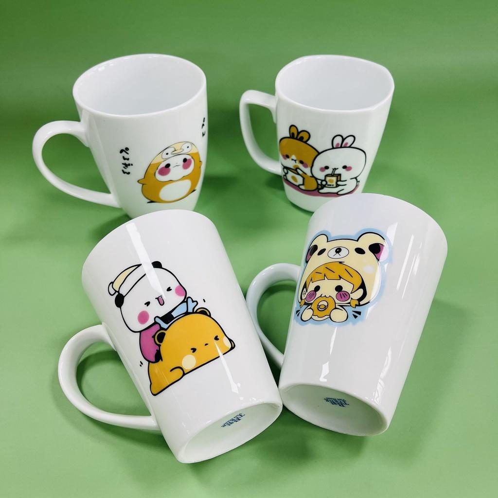 Cốc Vát - Cốc Thóp - Cốc sứ in hình cute - Ly sứ Dễ Thương - Cốc siêu kute