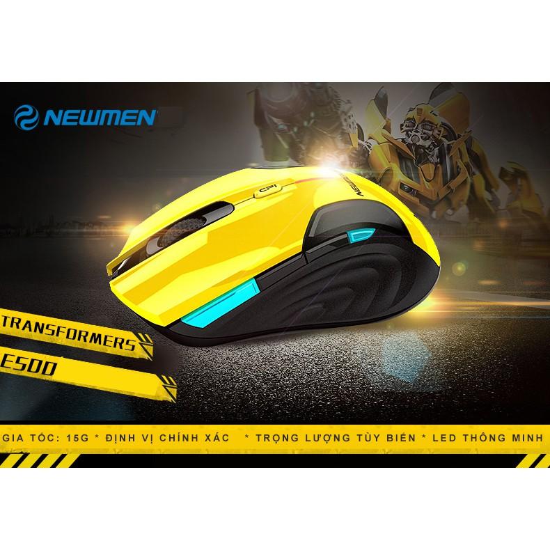 Chuột NEWMEN E500-Y/E500Lite Gaming không dây đa giao thức Chính Hãng