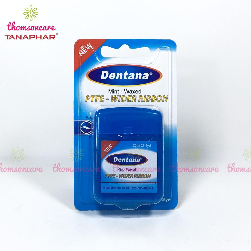 Chỉ nha khoa Dentana hương bạc hà - Vệ sinh, chăm sóc răng miệng, làm sạch mảng bám, thức ăn thừa sau ăn