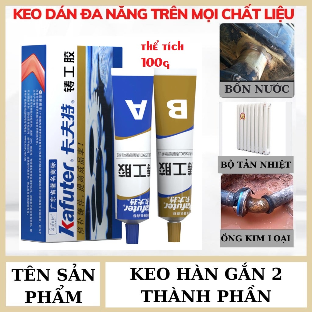 Keo hàn gắn đa năng X2000 siêu chắc Nhật Bản , hàn gắn được mọi kim loại sắt thép