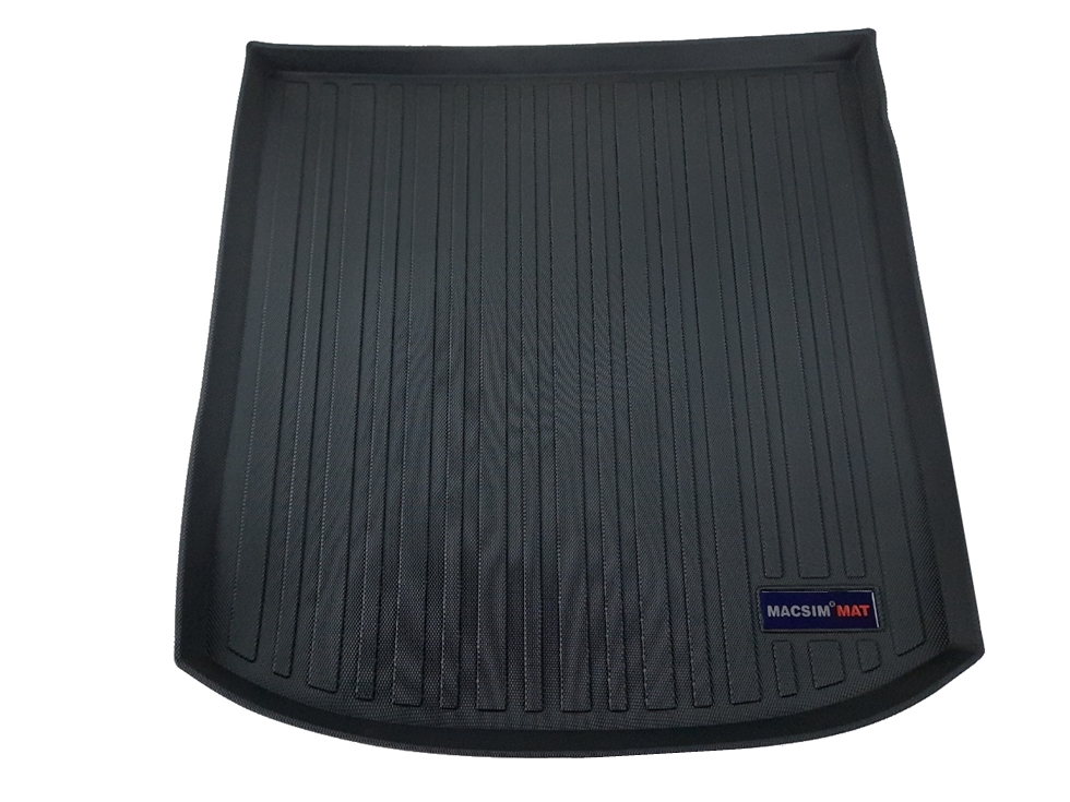 Thảm lót cốp xe ô tô Audi A4 2009-2017 nhãn hiệu Macsim chất liệu TPV cao cấp màu đen