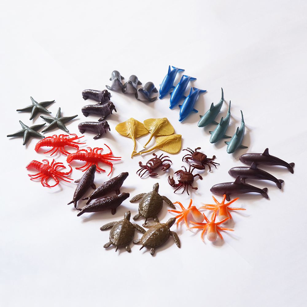 Bộ đồ chơi mô hình nhựa Sinh Vật Biển Cá Cua Tôm Hải Cẩu Bạch Tuộc 36 Chi Tiết PMA4