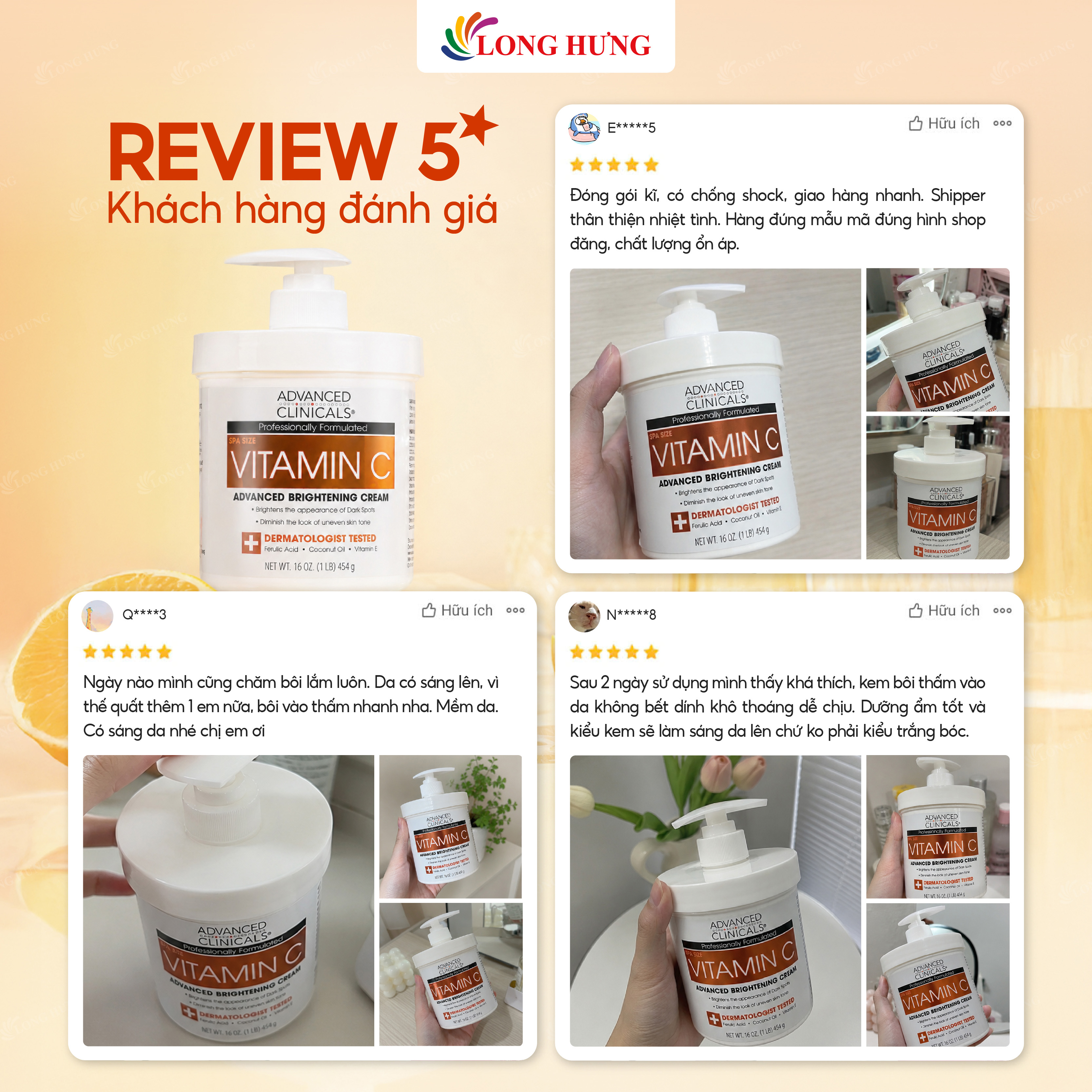Dưỡng thể Advanced Clinicals (454g) - Hàng chính hãng