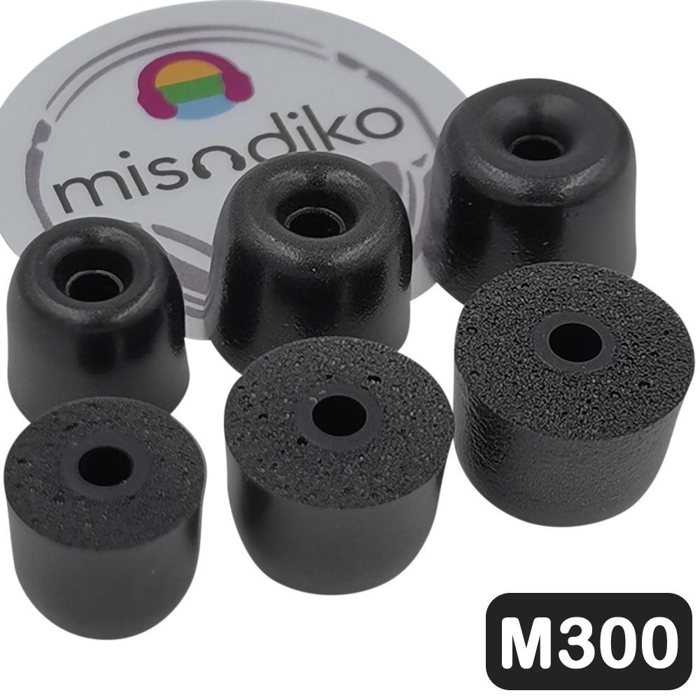 Set 3 Cặp Nút Tai Nghe Thay Thế Bằng Cao Su Non Cho Misodiko M300