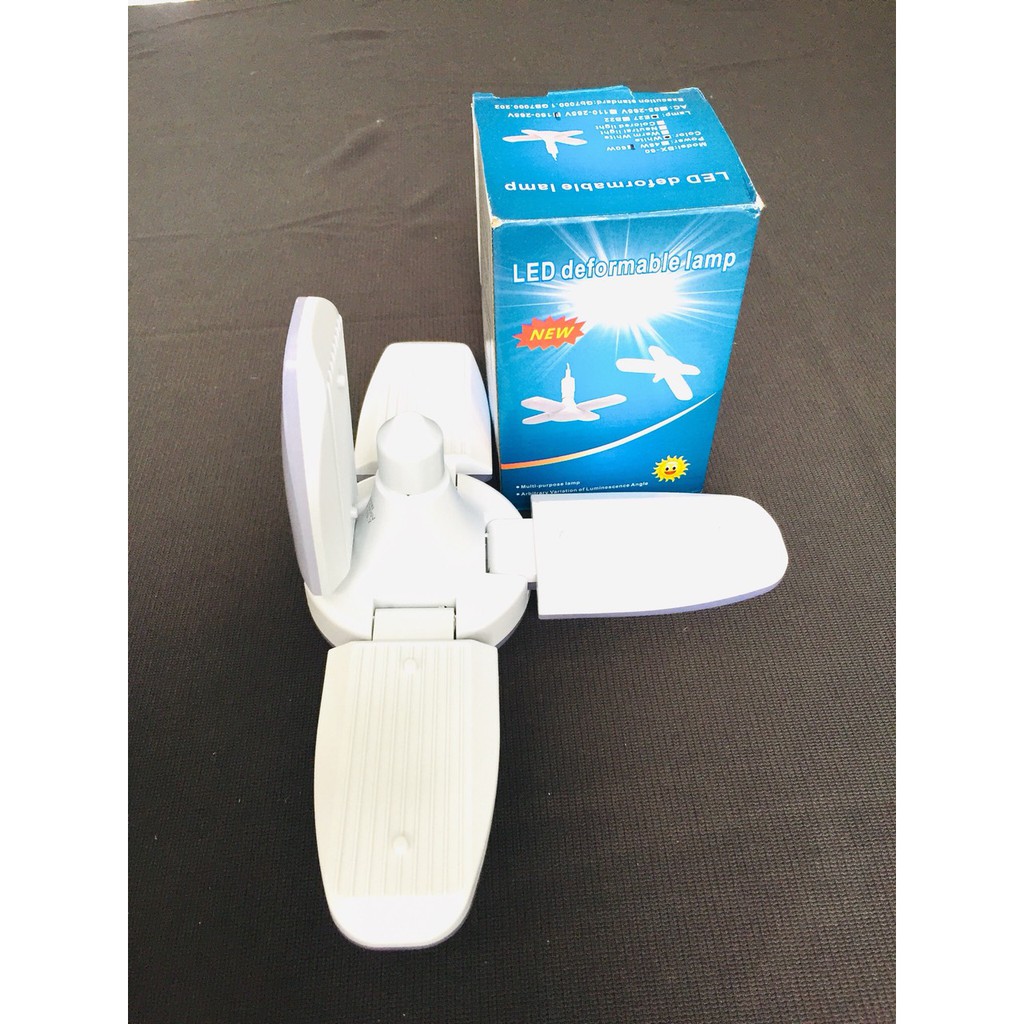 Đèn led 4 mặt BX - 60 có thể gấp xòe cánh tiện dụng