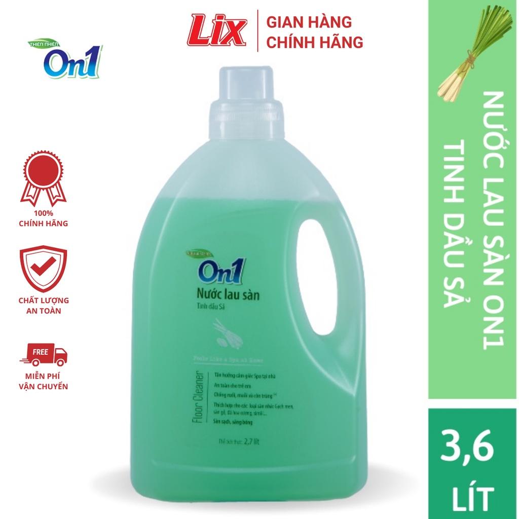 Nước lau sàn On1 tinh dầu Sả 2,6L LC202 - Sàn sạch, sáng bóng