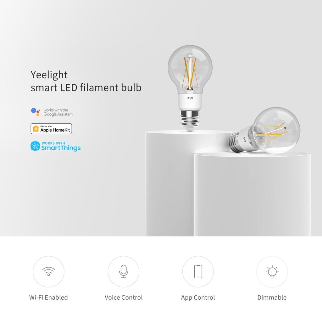 Đèn Dây Tóc Xiaomi Mijia Yeelight Edison YLDP12YL E27 220V 6W Kiểu Dáng Retro