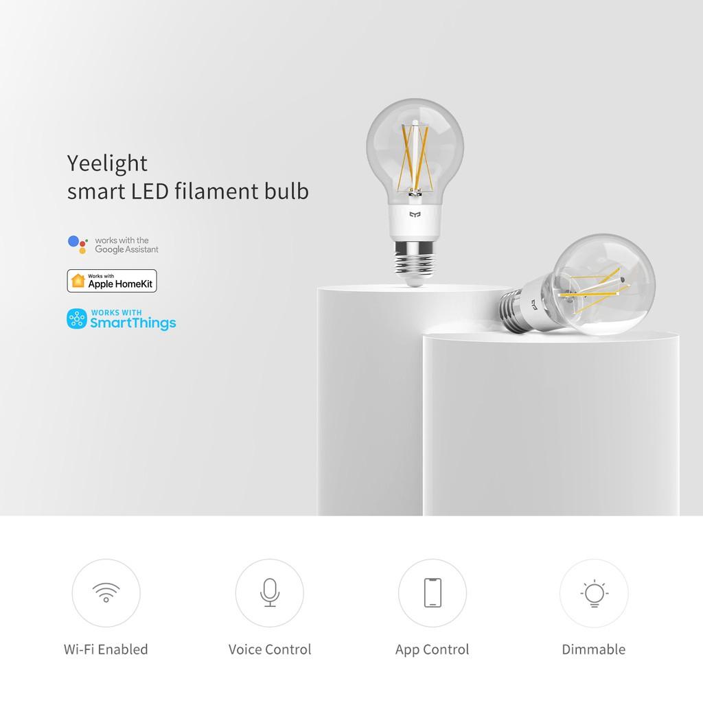 Hình ảnh Đèn Dây Tóc Xiaomi Mijia Yeelight Edison YLDP12YL E27 220V 6W Kiểu Dáng Retro