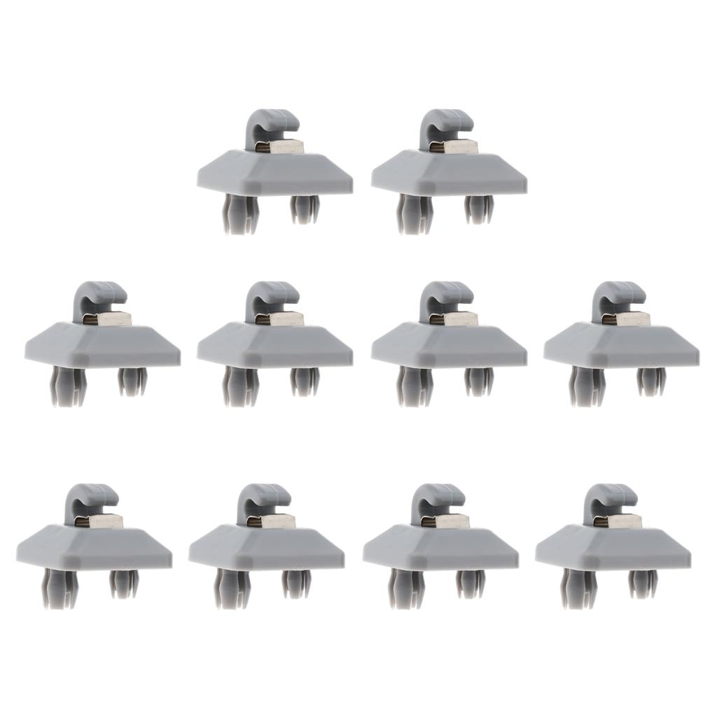 10 Pieces Car Sun Visor Clip Rivet Retainer Fastener for  A4 B6 B7