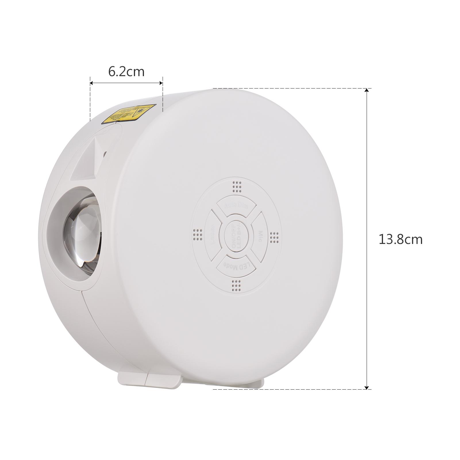 Star Projector Galaxy Projector Light BT Music Speaker Ocean Wave Star Sky Night Light with Remote Controller