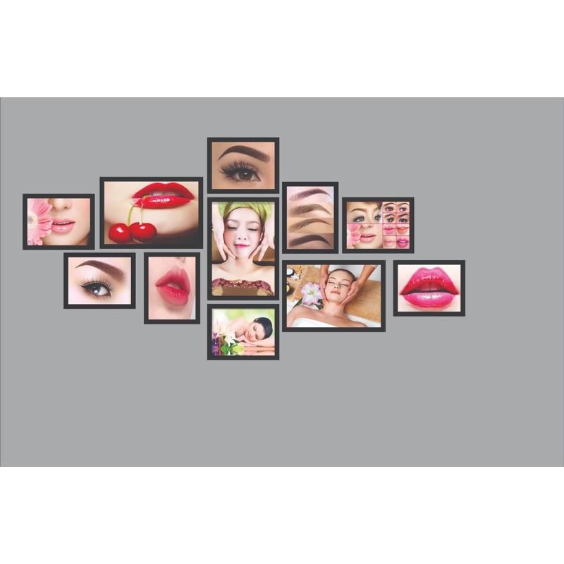 BỘ 11 TRANH TẤM CỨNG DÁN BỘ PHUN XĂM