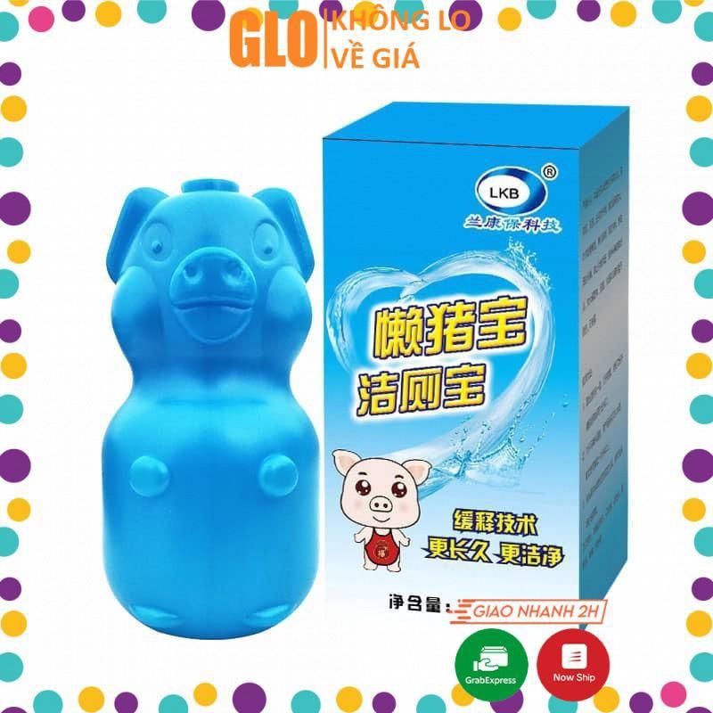 Chai Tẩy Bồn Cầu Loại Mới Hình Con Heo - 1 Chai Thay Thế Cho 40 Viên Tẩy