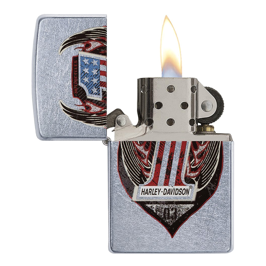 Bật Lửa Zippo 29347 Hd One Street Chrome