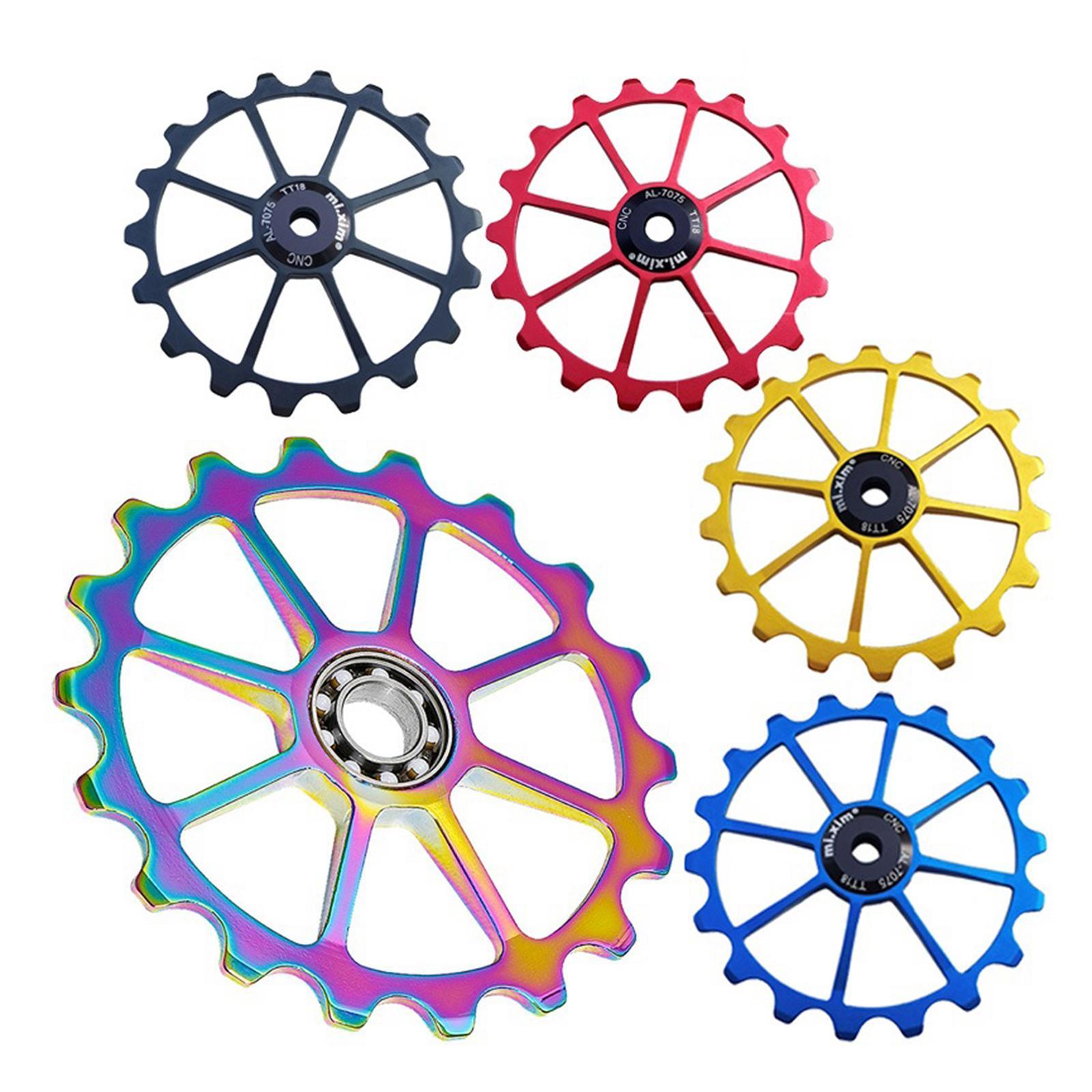 2x  Rear Derailleur, Derailleurs, Jockey  Guide Roller Pulley,Ceramic Bearings,  Road Bike Folding  Derailleur Accessories