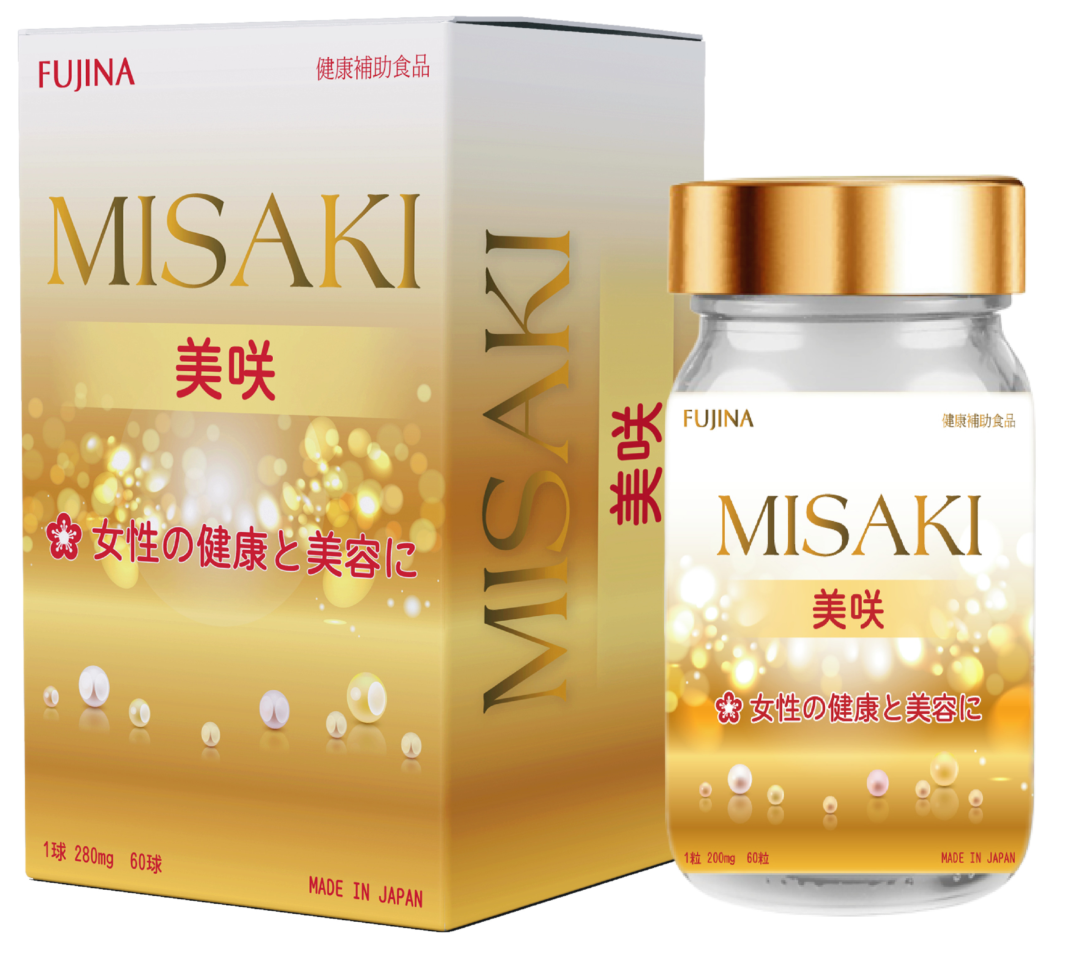 Viên uống nội tiết tố nữ Misaki - Lọ 60 viên