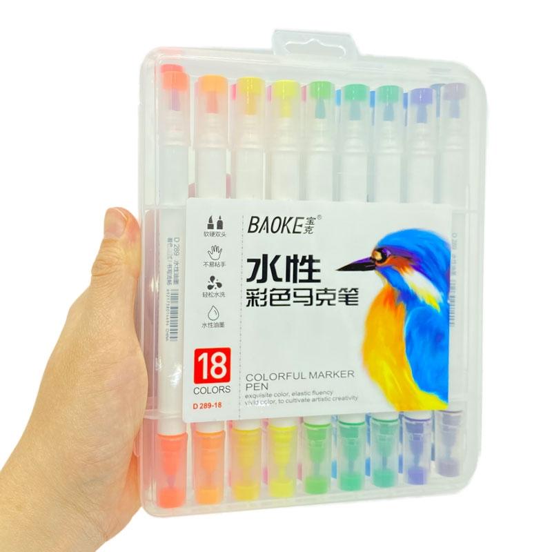 Bút lông hai đầu Marker Baoke - D289 
