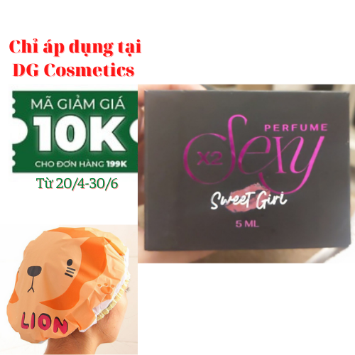 Nước hoa vùng kín X2 Sexy COCAYHOALA 5ml, Tặng Mũ Trùm Tóc Ngẫu Nhiên