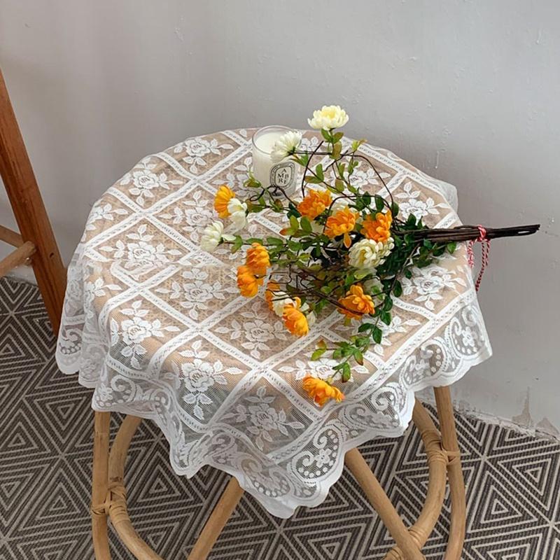 Khăn Trải Bàn Phối Ren Xinh Xắn Theo Phong Cách Vintage