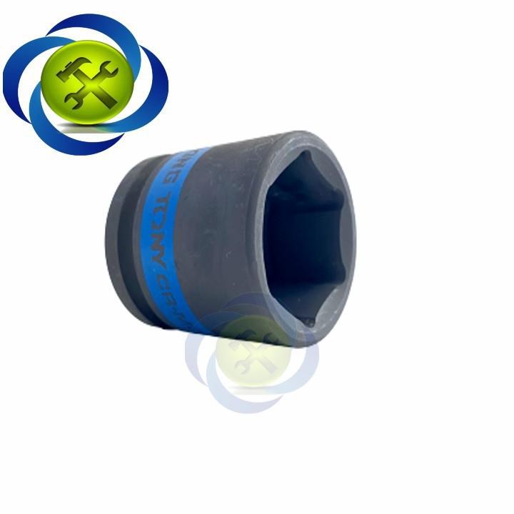 Tuýp 21mm loại 1/2 Kingtony 453521M ngắn 6 cạnh màu đen