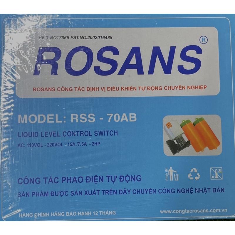 Phao điện ROSANS, thiết bị đóng ngắt máy bơm