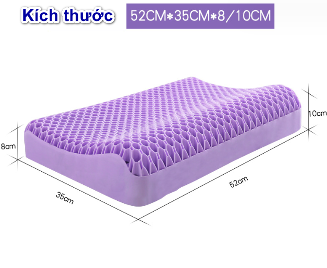 Gối ngủ công thái học thoáng khí tổ ong TPE Honeycomb