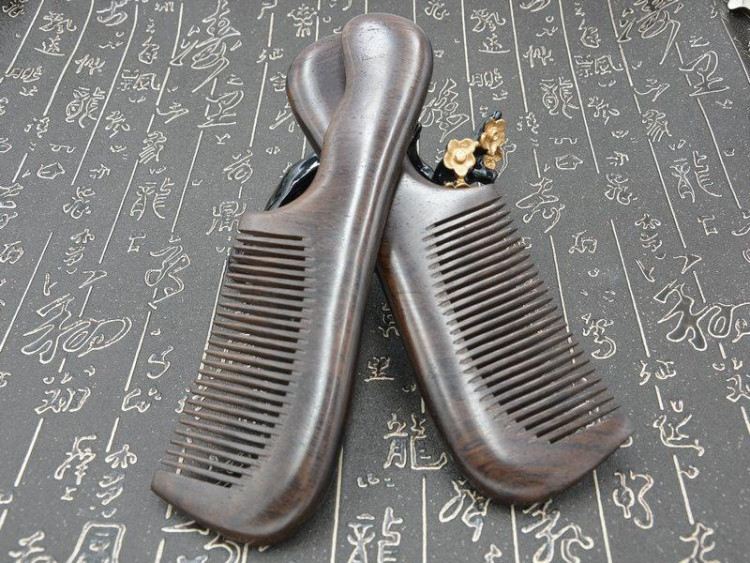 lược gỗ đàn hương đen mã 1901 2