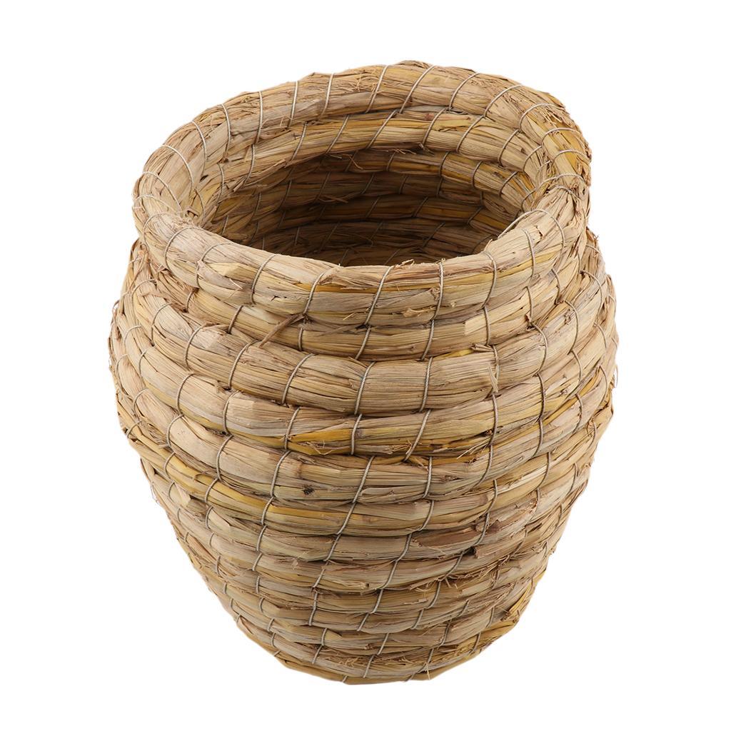 Big Natural Straw Cage Birds Squirrel Rats Hamster Cage Mat Pad Sleeping Bed